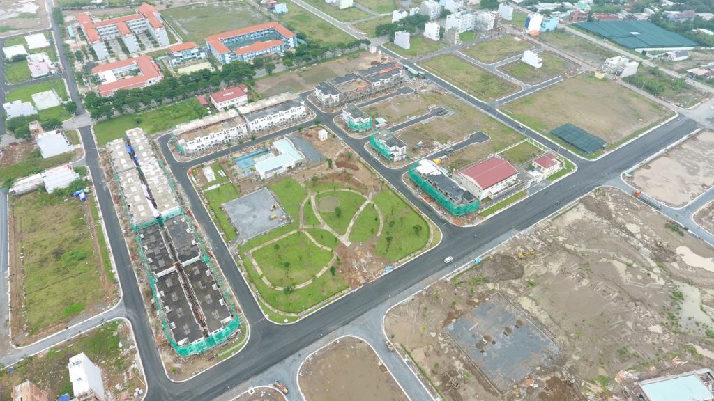 Hình ảnh thực tế dự án Lovera Park Khang Điền Bình Chánh. Ảnh Khang Điền