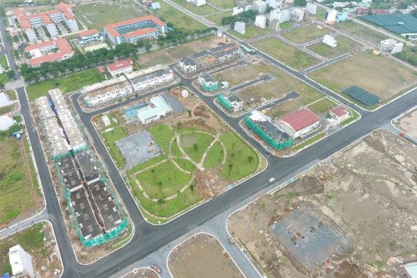 Hình ảnh thực tế dự án Lovera Park Khang Điền Bình Chánh. Ảnh Khang Điền