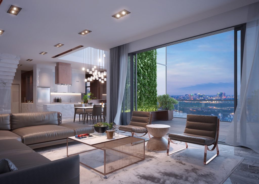 Căn hộ Jamila Khang Điền được thiết kế cao cấp với tầm view thoáng và đẹp