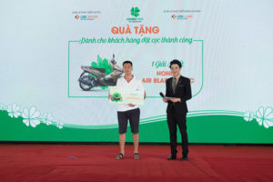 Khách hàng trúng thưởng khi mua Nhà phố Lovera Park Bình Chánh. Find Home