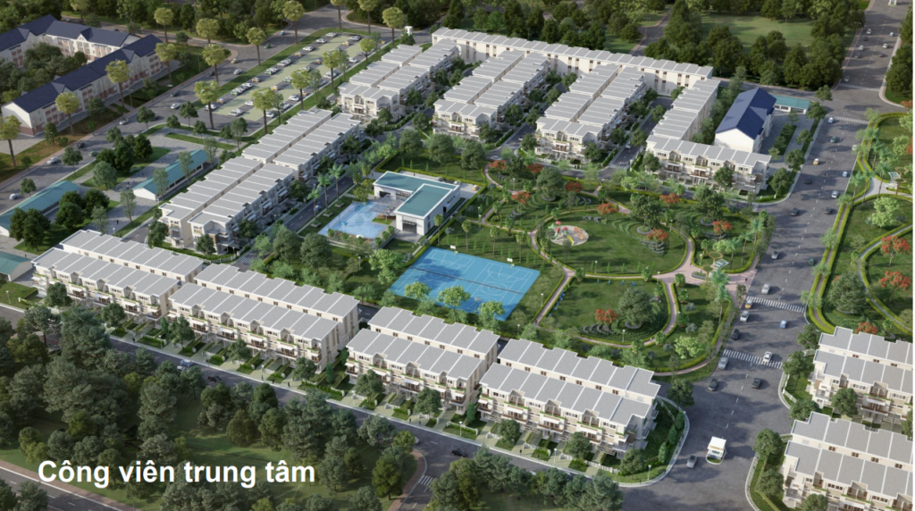Phối cảnh dự án nhà phố Lovera Park Bình Chánh