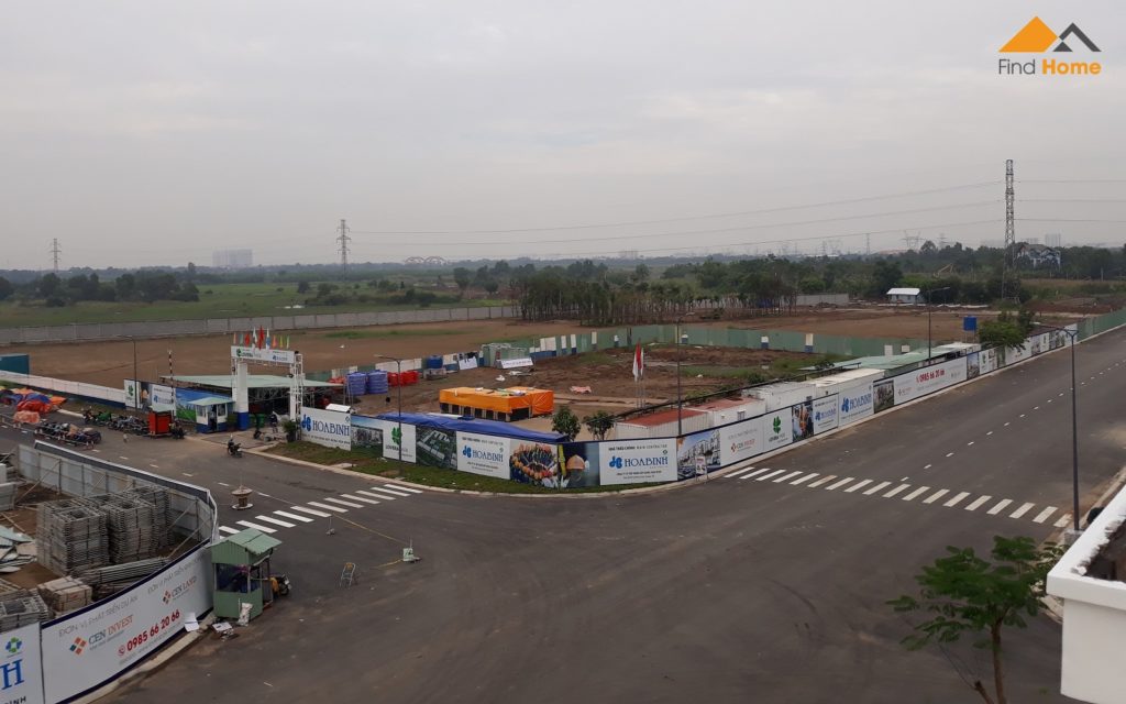 Hình ảnh khuân viên dự án căn hộ Lovera Park Bình Chánh. Ảnh Khang Điền