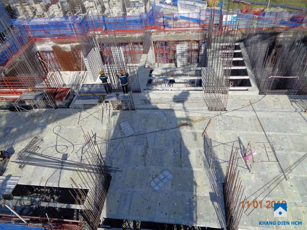 Tiến độ thi công của nhà thầu Hòa Bình khá tích cực. Dự án Jamila Khang Điền dự kiến bàn giao vào Quý 2/2019