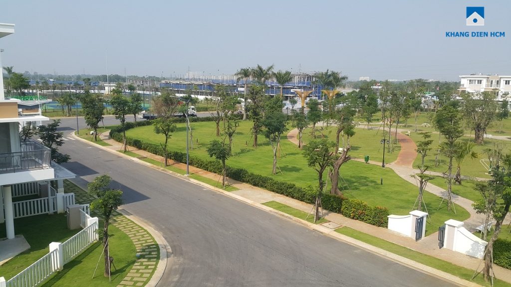 Cây xanh của công viên dự án Lovera Park Bình Chánh phát triển khá tốt. Ảnh: Khang Điền HCM Cây xanh của công viên dự án Lovera Park Bình Chánh phát triển khá tốt. Ảnh: Khang Điền HCM