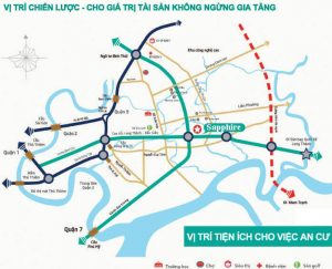 Vị trí căn hộ Sapphira Khang Điền - Ảnh Minh họa.