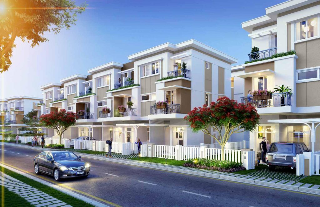 Phối cảnh dự án nhà phố Lovera Park những căn 7x15m - Khang Điền HCM