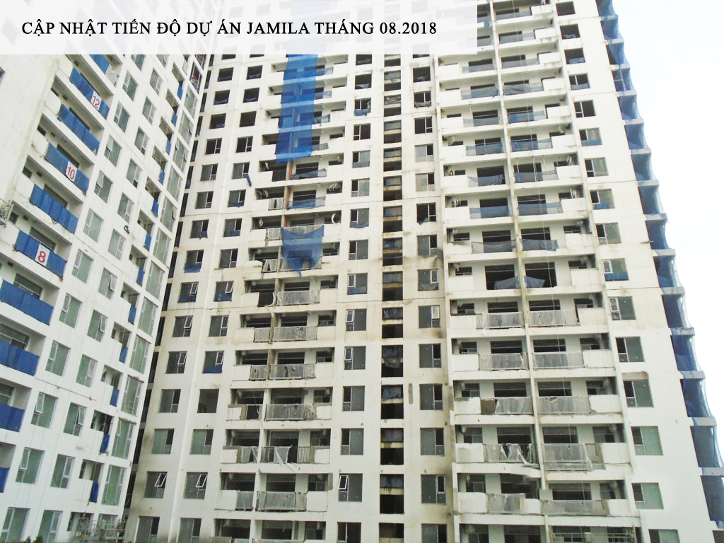 Mặt trong Block A đang hoàn thiện những công đoạn cuối cùng để bàn giao cho khách hàng - Khang Điền HCM