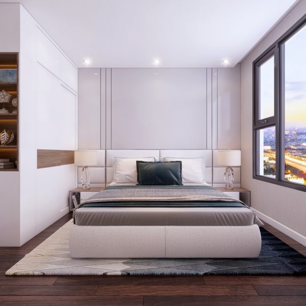 Thiết kế Phòng Ngủ Master căn hộ 2PN tại dự án Safira Quận 9 - Khang Điền HCM