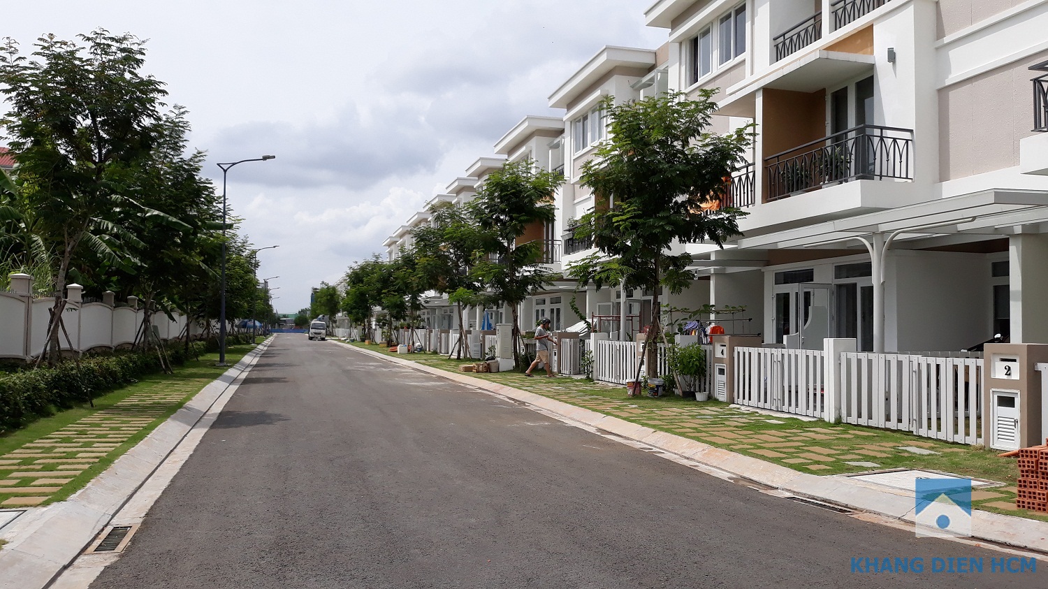 Block K hướng Đông Bắc mặt tiền đường 15C (12m) cư dân đã vào sinh sống ổn định được 80% - Khang Điền HCM