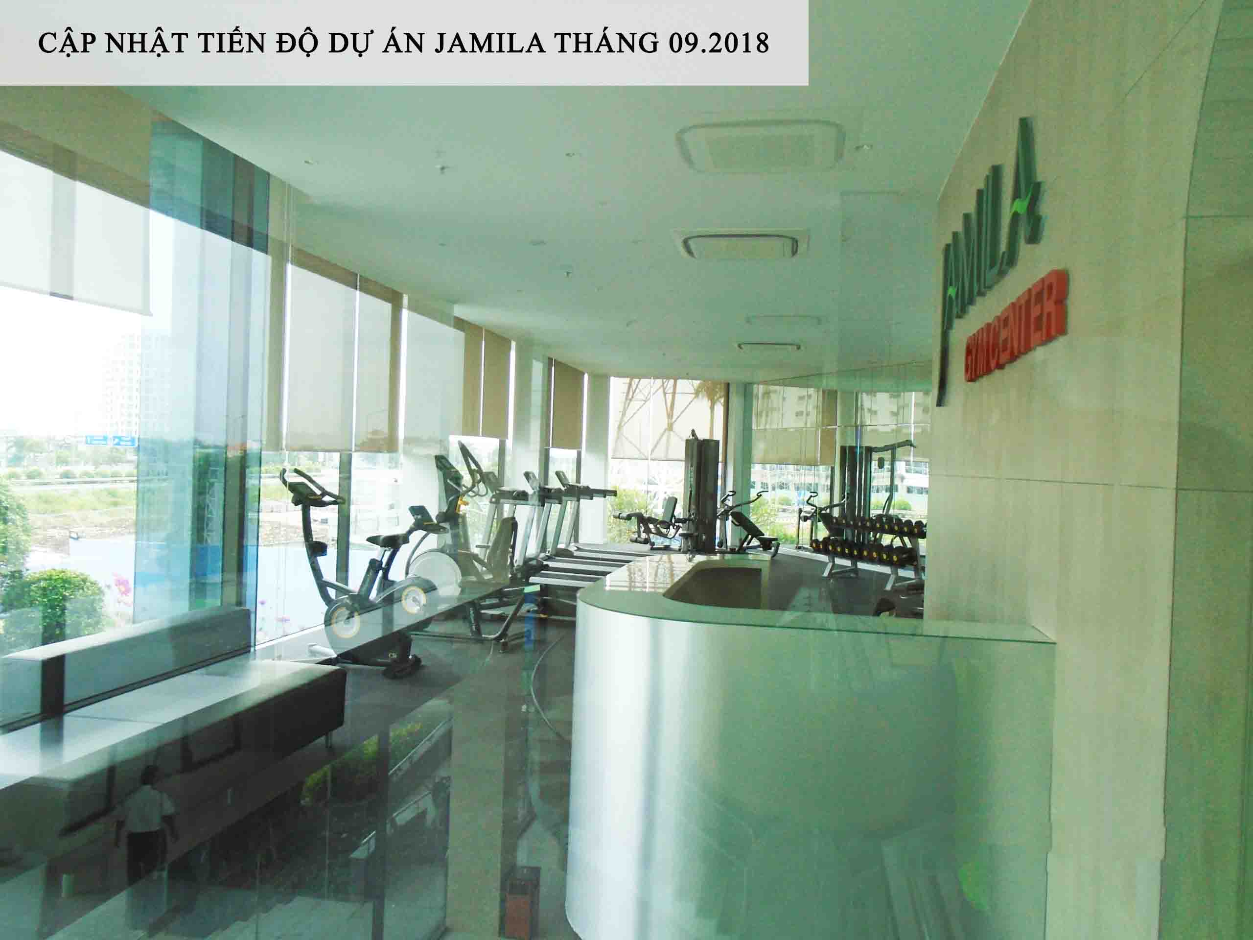 Phòng Gym tại dự án Jamila đã sẵn sàng - Khang Điền HCM