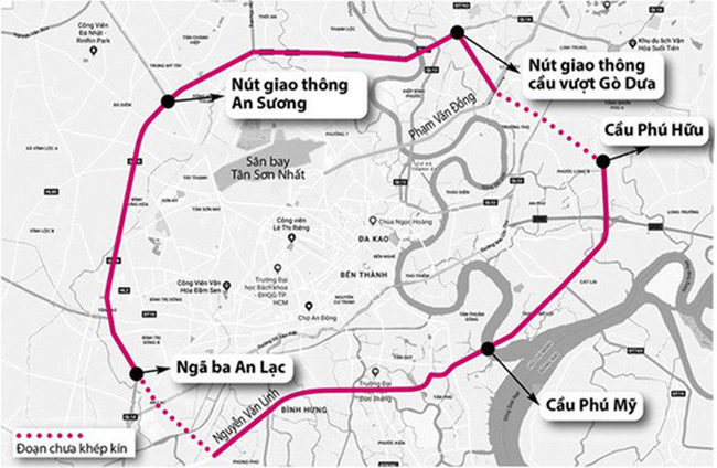 Qui hoạch tổng thể đường Vành Đai 2 TPHCM - Khang Điền HCM