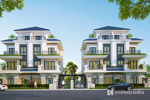 Phối cảnh tổng thể dự án biệt thự Khang Điền Bình Trưng Quận 2 - Khang Điền HCM