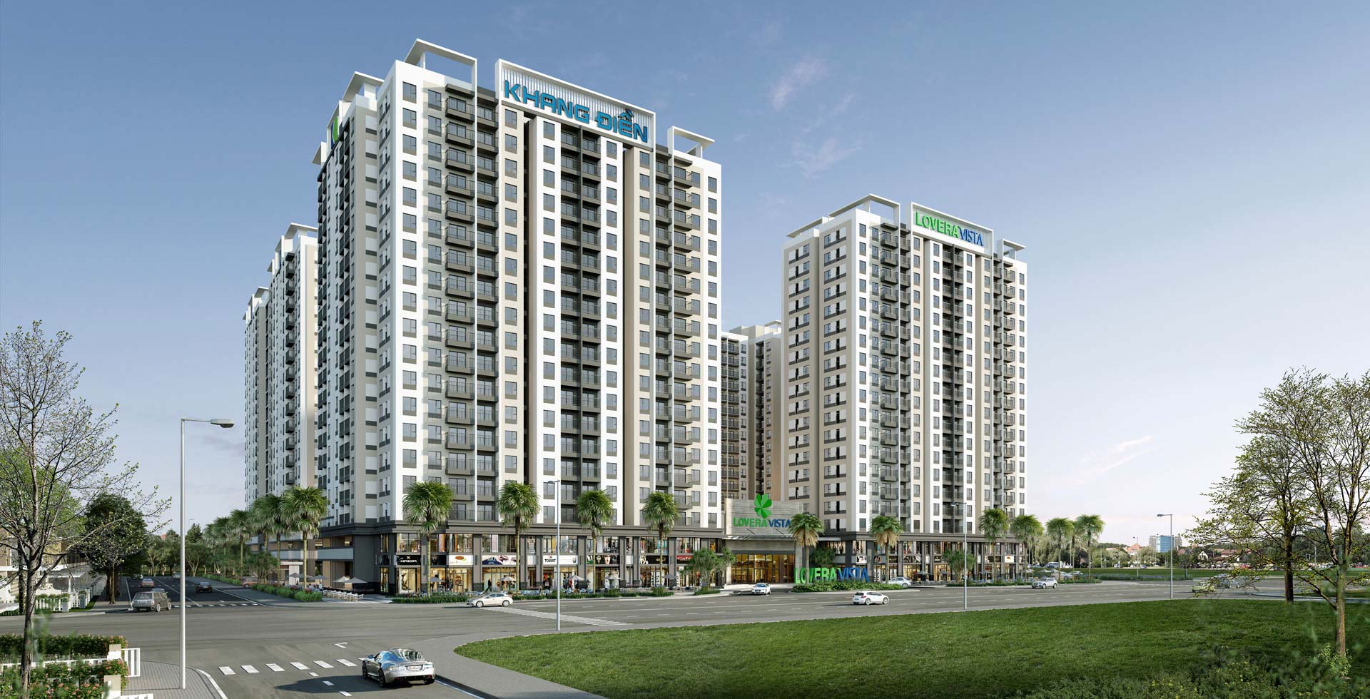 Phối cảnh dự án Lovera Vista Bình Chánh