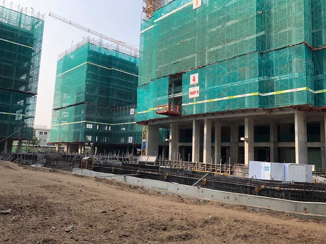 Hình ảnh được chụp từ phía công viên nội khu của dự án Lovera Vista - Khang Điền HCM