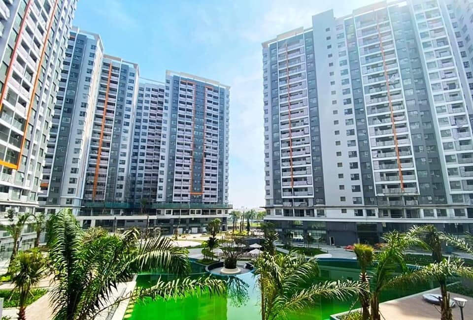 Hồ bơi tại dự án Safira đã hoàn thiện và đang vận hành thử để sẵn sàng phục vụ cư dân - Khang Điền HCM