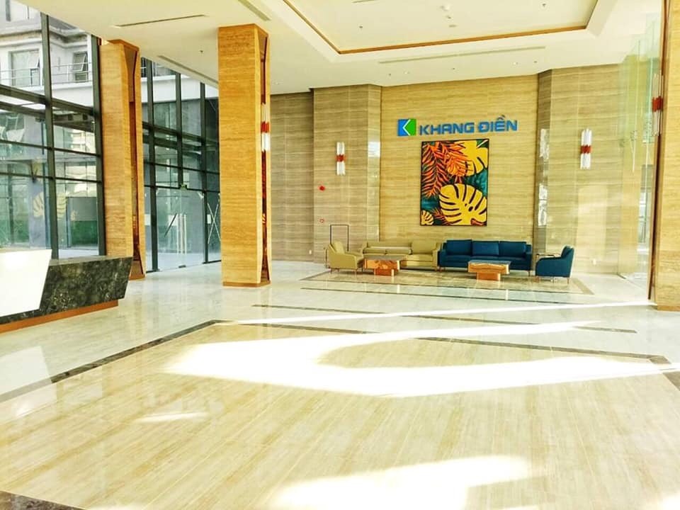 Một góc khác của sảnh đón cư dân tại dự án Safira - Khang Điền HCM