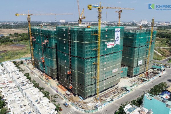 Block A là Block cuối cùng trong tổ hợp 5 Block tại dự án Lovera Vista đã được cất nóc - Khang Điền HCM