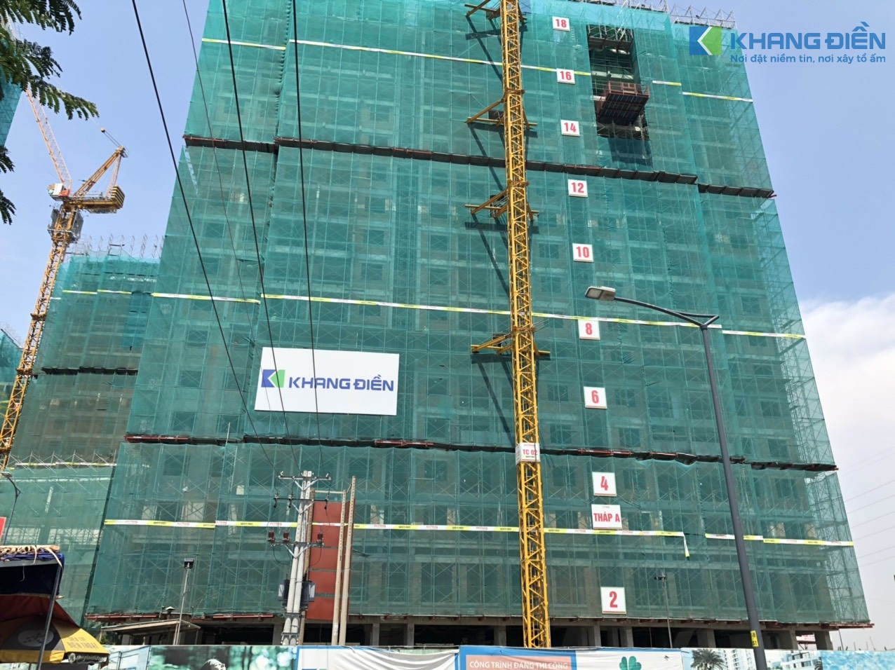 Block A cũng đang khẩn trương hoàn thành những công đoạn cuối để tiến hành cất nóc trong Tháng 05-2020 - Khang Điền HCM