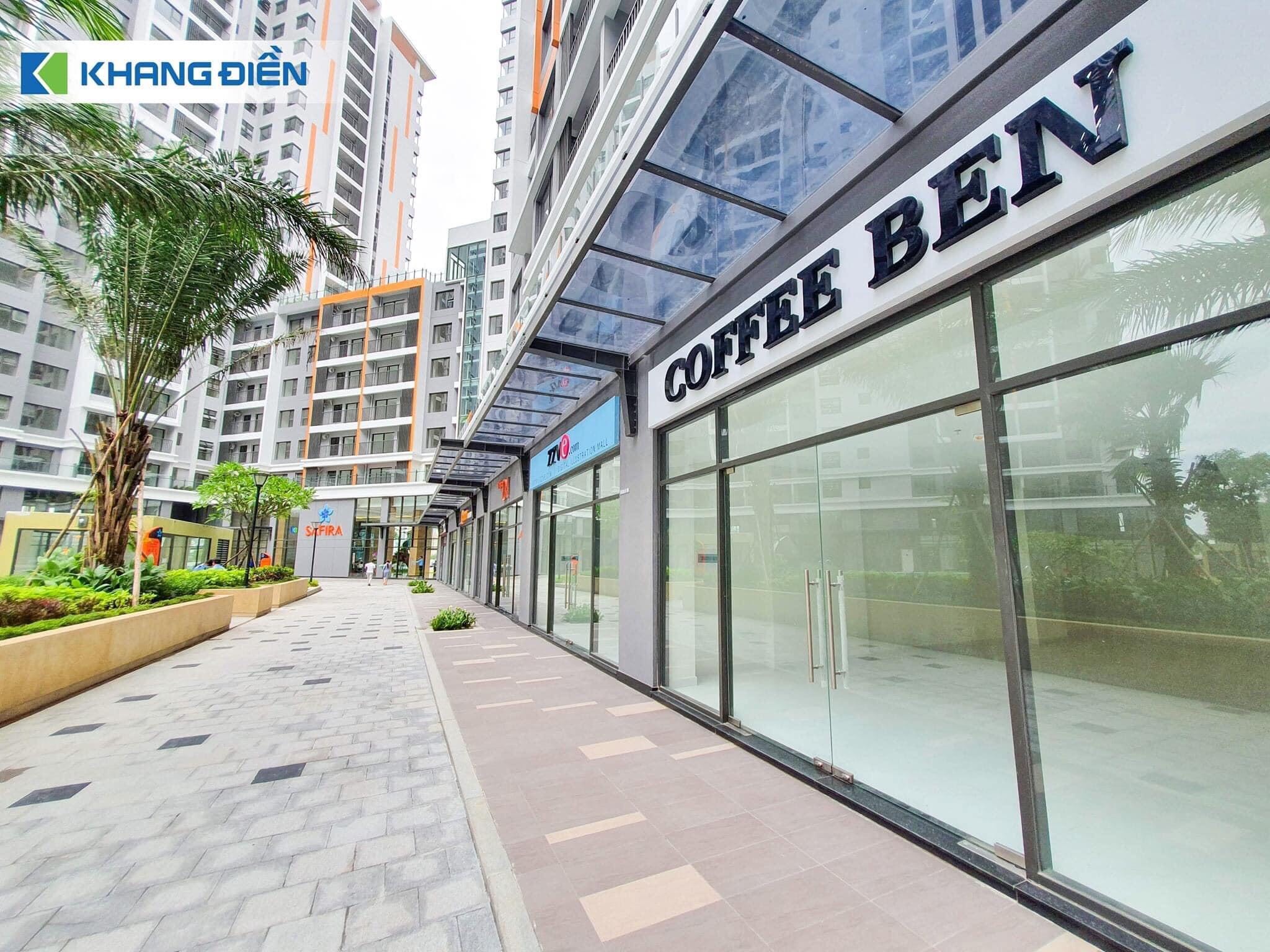 Khu Shophouse cũng đã sẵn sàng phục vụ những dịch vụ thiết yếu của cư dân - Khang Điền HCM