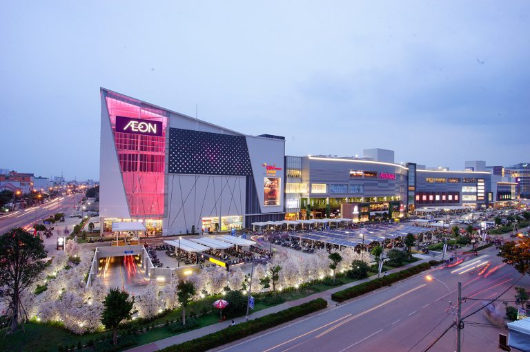 Trung tâm thượng maik AEON MALL Bình Tân tọa lạc trên đường Tên Lửa - Khang Điền HCM