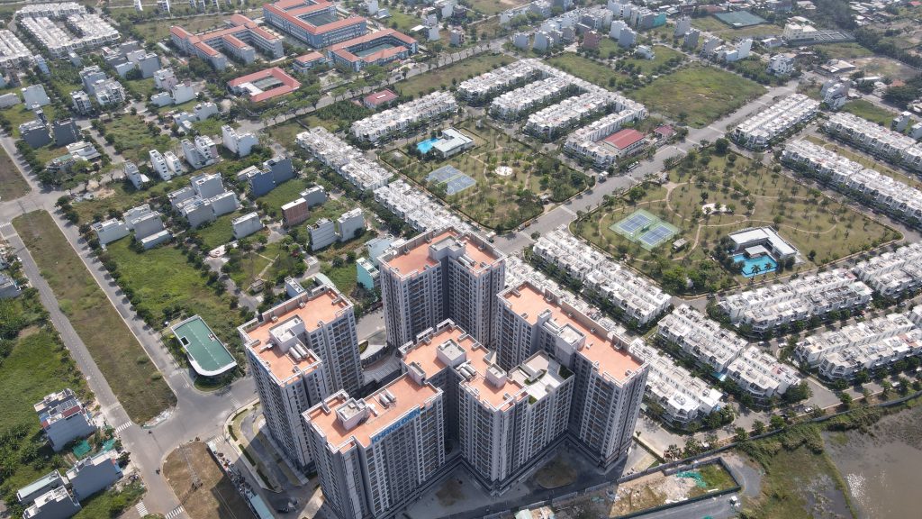 Toàn cảnh dự án Lovera Vista và KDC Phong Phú 4 Bình Chánh