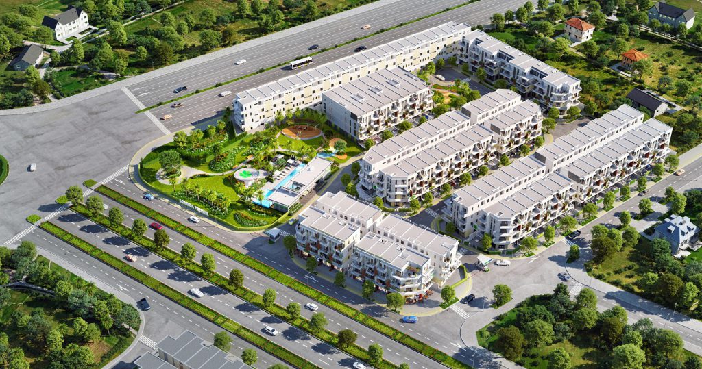 Phối cảnh tổng thể dự án Lovera Premier Bình Chánh - Khang Điền HCM