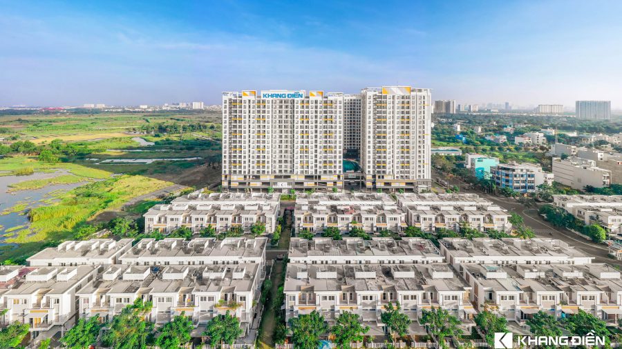 Dự án Lovera Vista Bình Chánh góc nhìn từ hướng Lovera Park - Khang Điền HCM