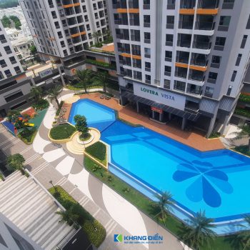 Hồi bơi Lovera Vista rộng 800m2 nhìn từ trên cao - Khang Điền HCM