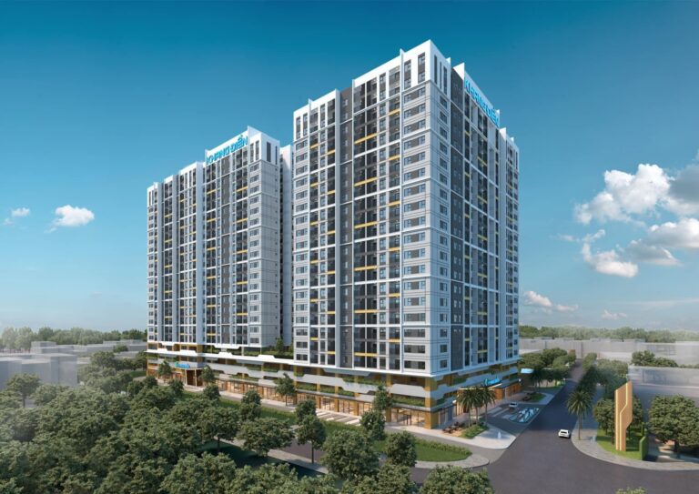 Phối cảnh dự án The Privia Khang Điền Bình Tân từ góc nhìn công viên - Khang Điền HCM