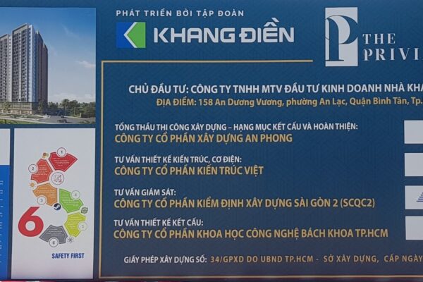 Thông tin đầy đủ về các đơn vị hợp tác triển khai dự án The Privia Bình Tân - Khang Điền HCM