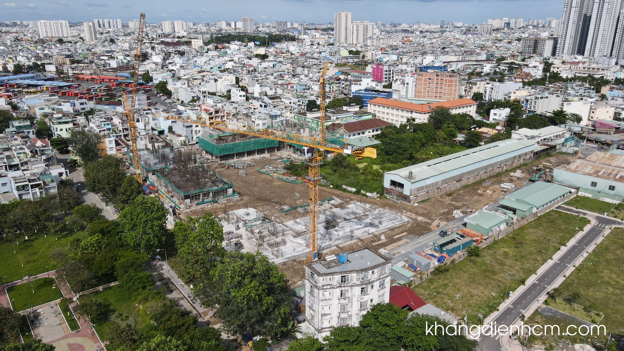 Tiến độ xây dựng dự án The Privia Khang Điền Bình Tân