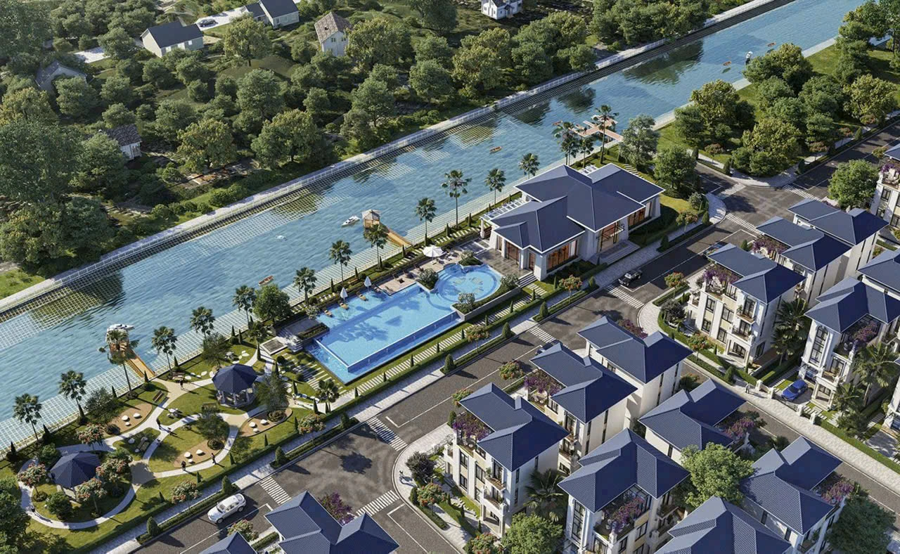 Mặt bằng biệt thự đơn lập Gladia