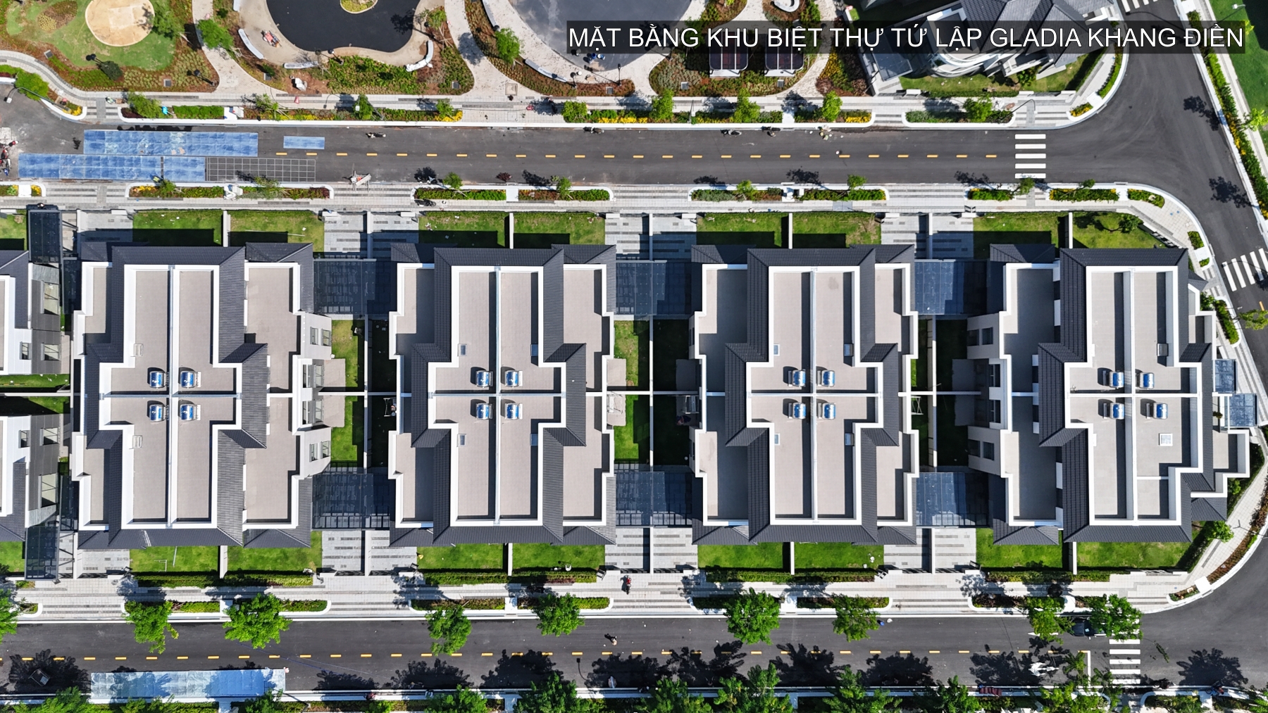 Mặt bằng Khu Biệt thự Tứ lập Gladia by The Water - Phát triển bởi Khang Điền và Keppel Land
