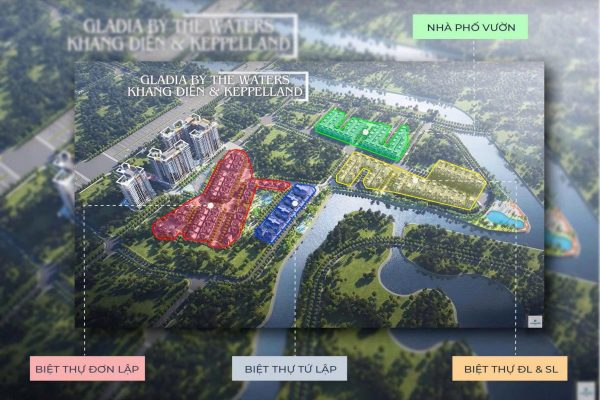 Mật độ 5 phân khu Gladia