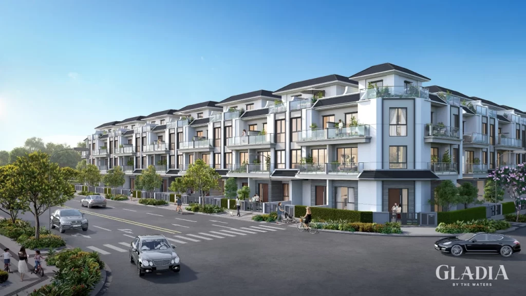 Gladia by the Waters là khu compound thấp tầng