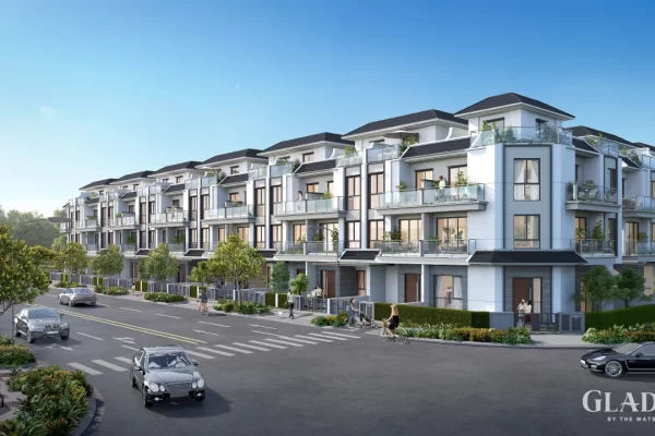 Gladia by the Waters là khu compound thấp tầng