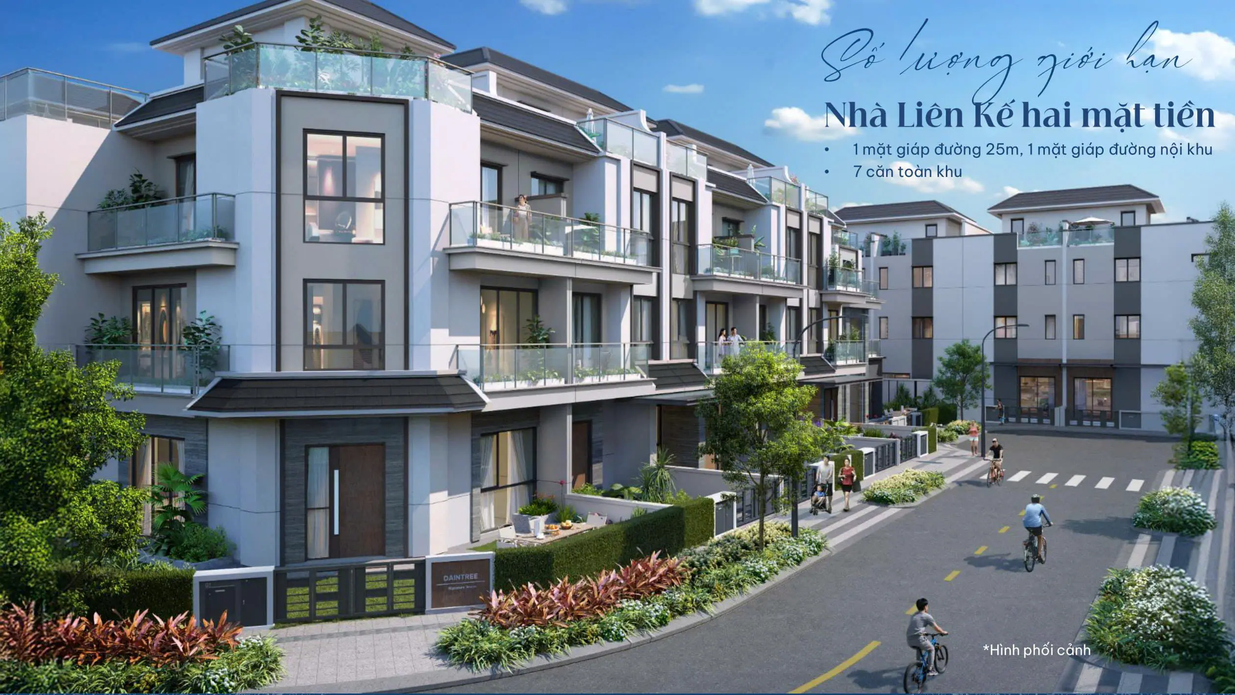 Nhà phố 2 mặt tiền dự án Gladia Khang Điền